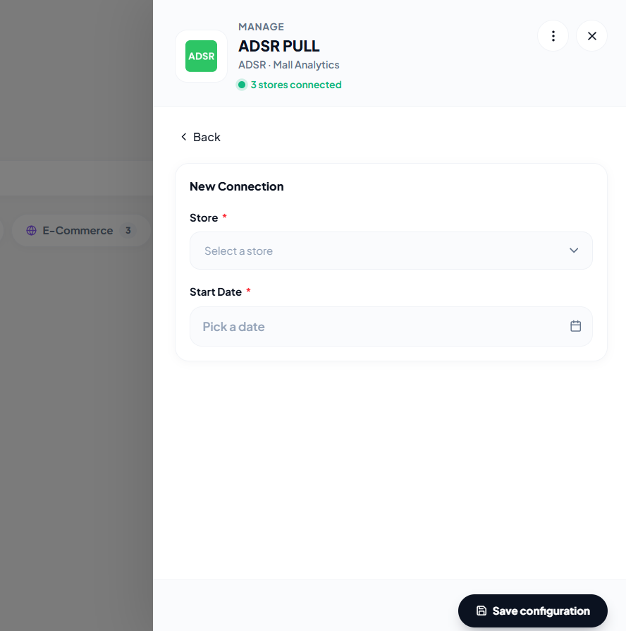 adsr pull connect