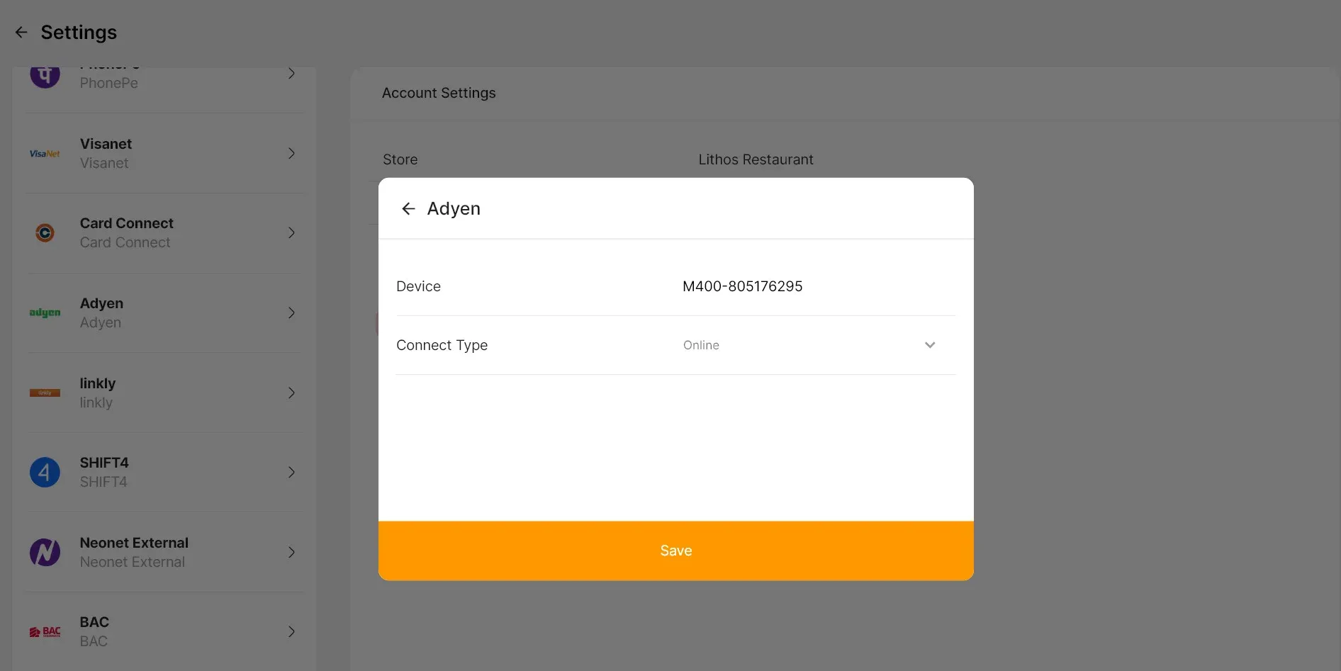 adyen popup window