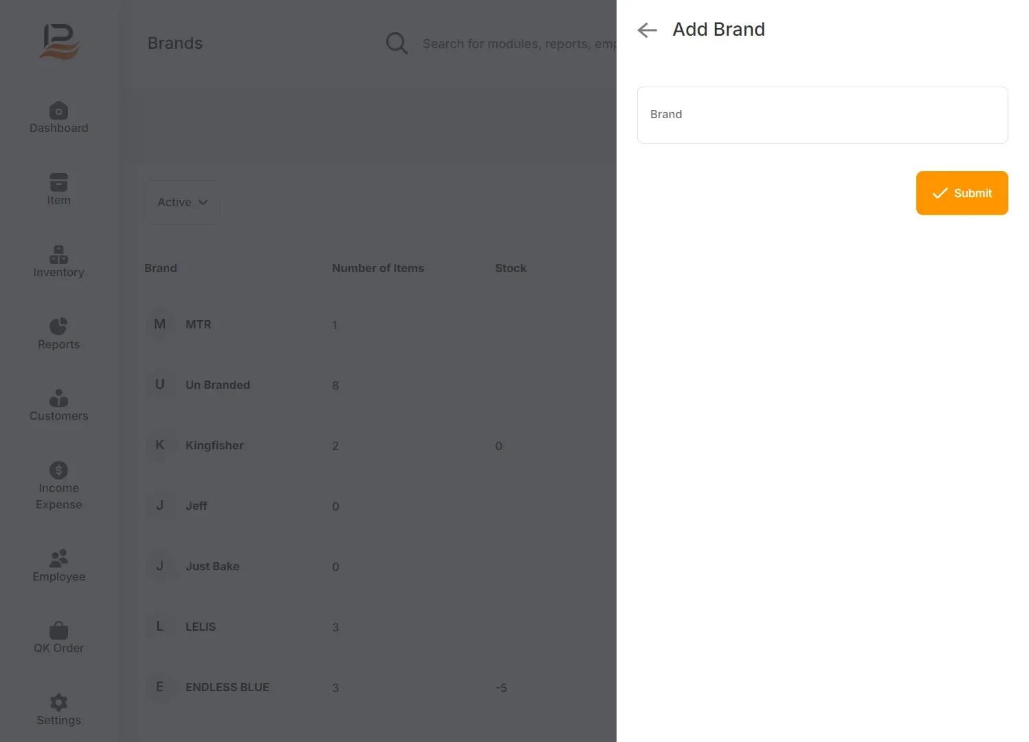 adding brand