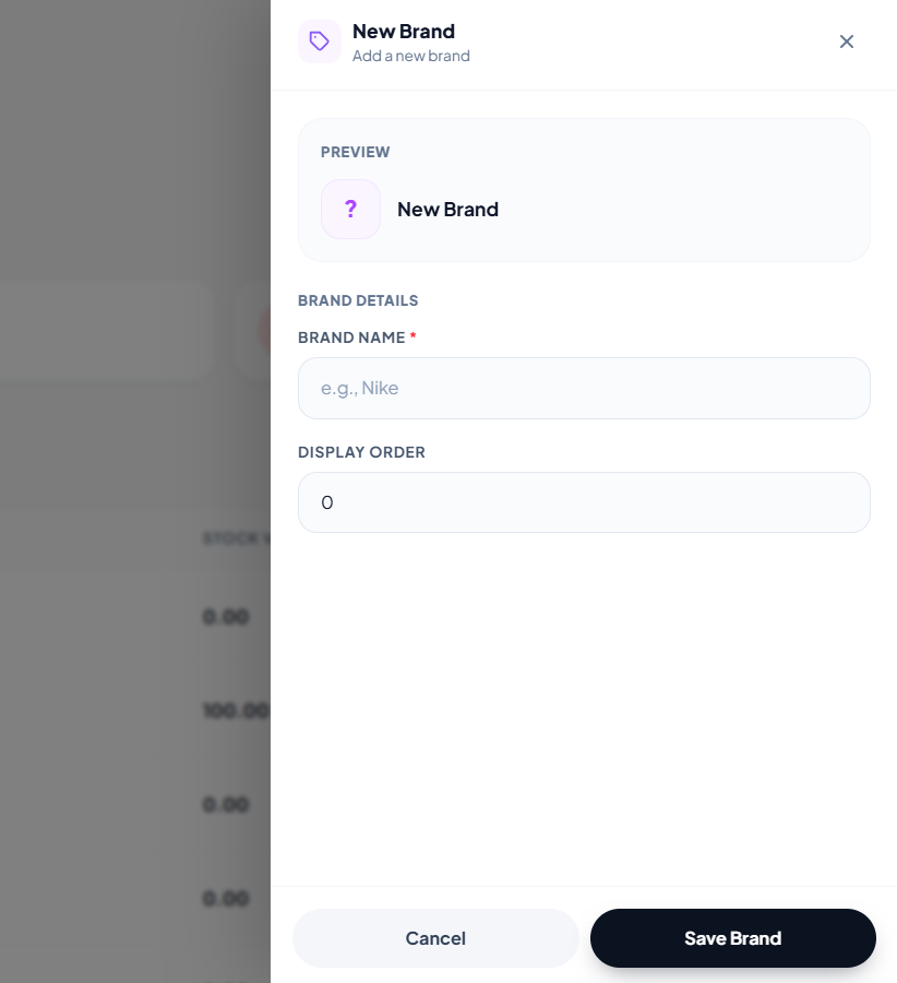 add brand