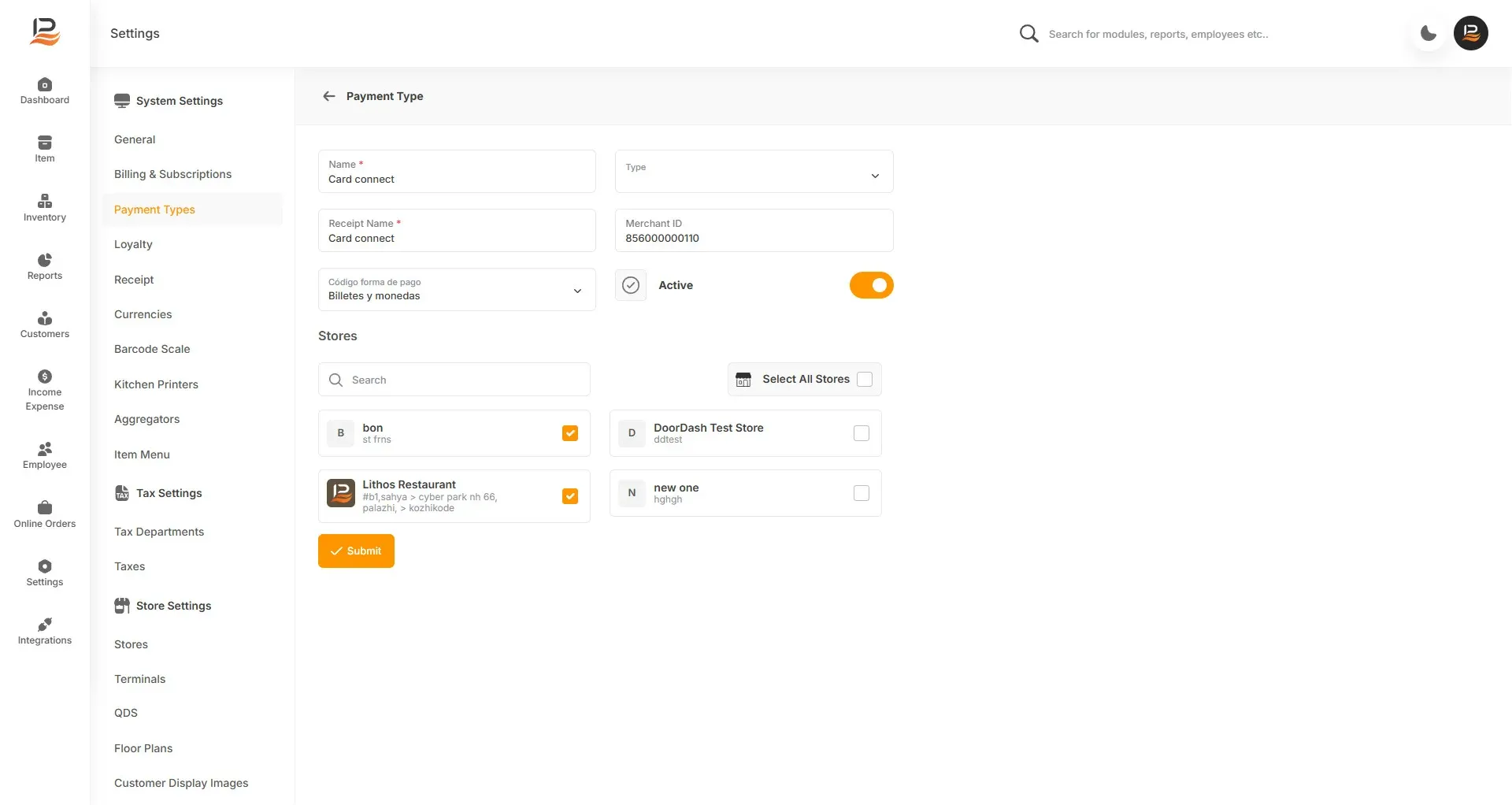 add new payment