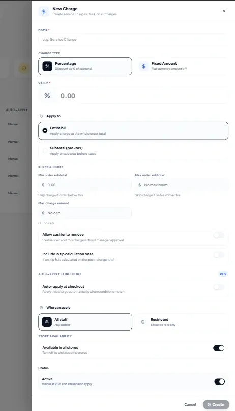 add charge