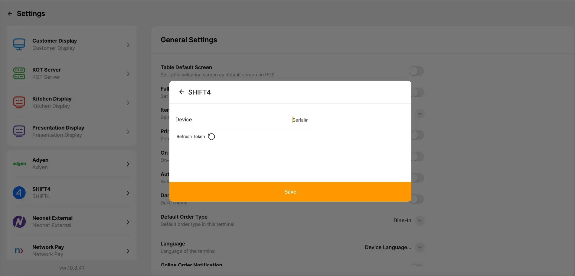 configure shift4