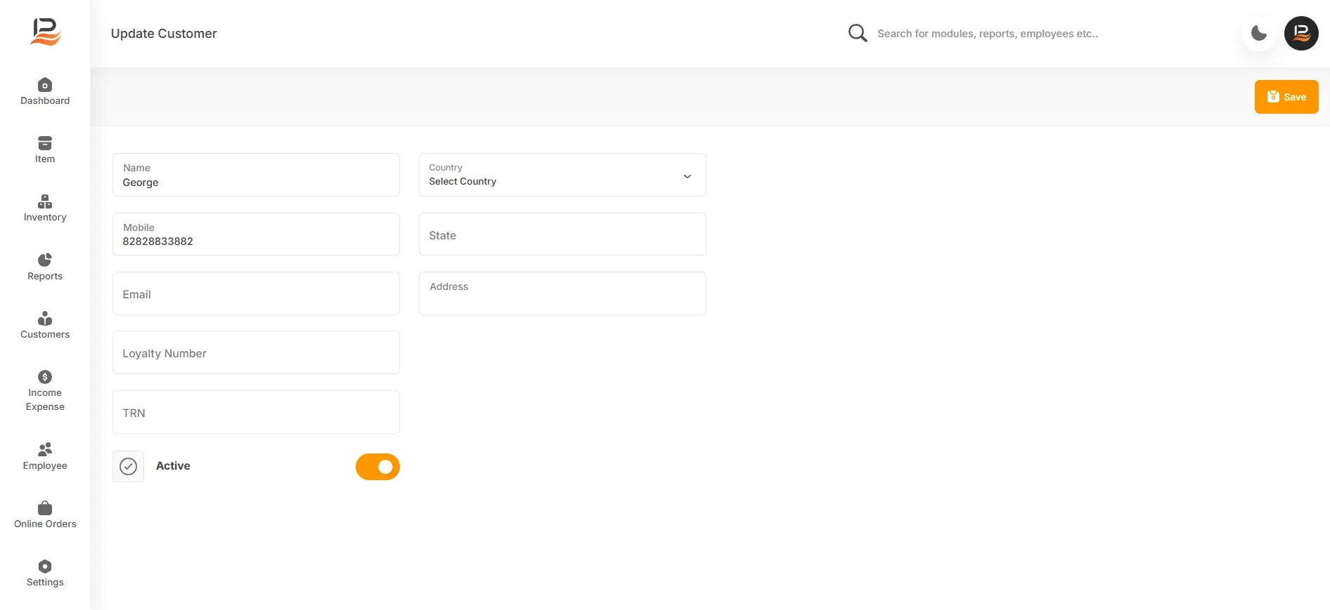 download customer list