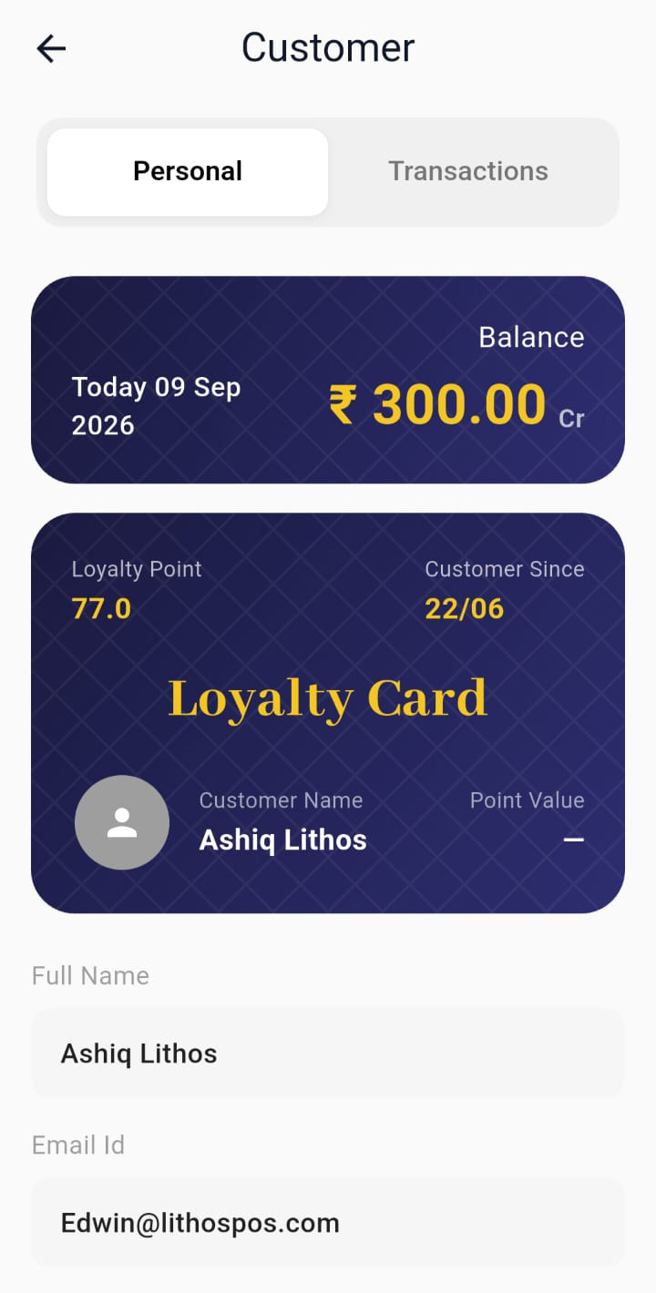 customer personal