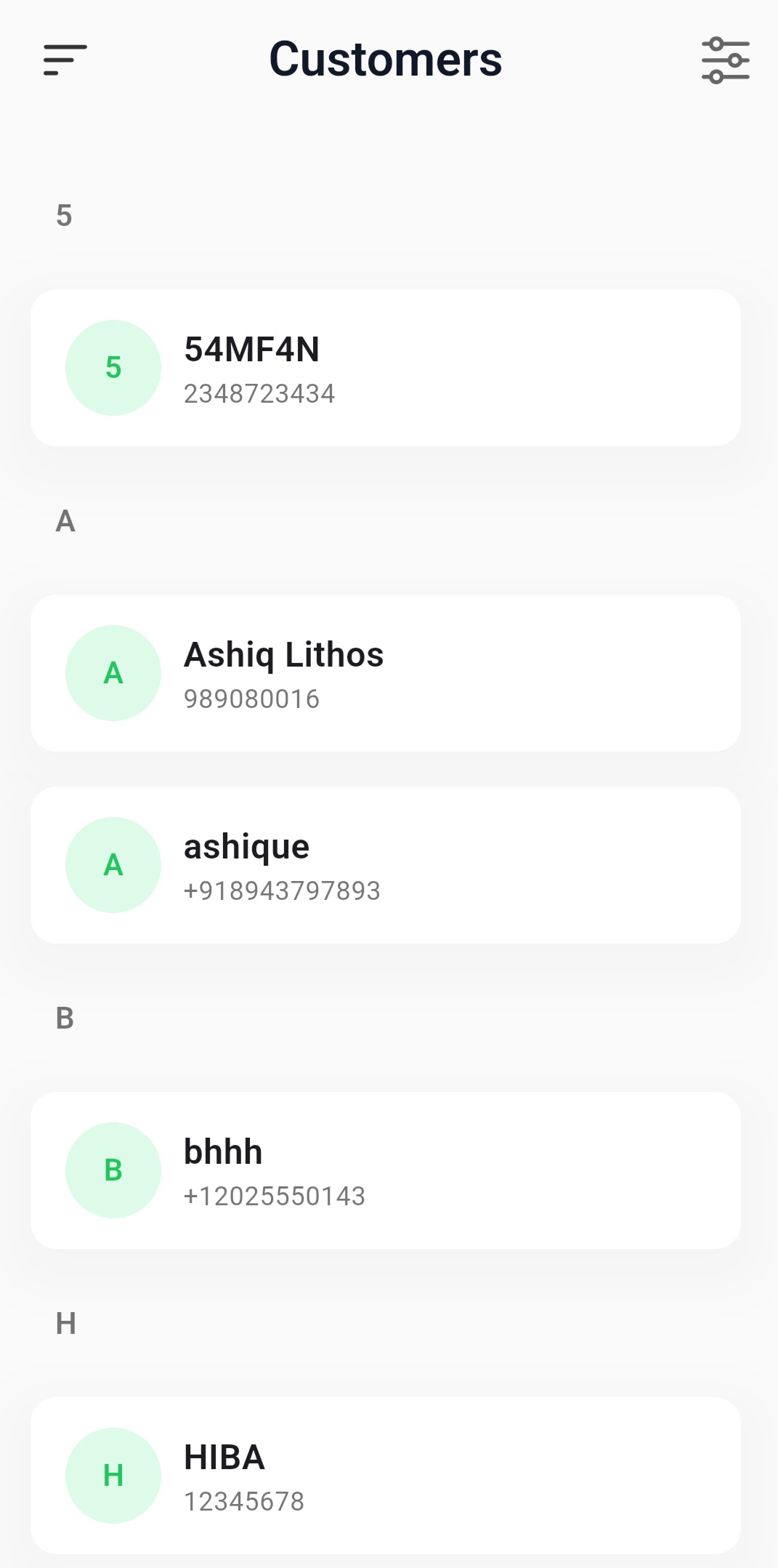 customr