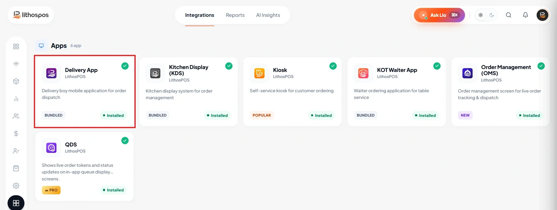 delivery app