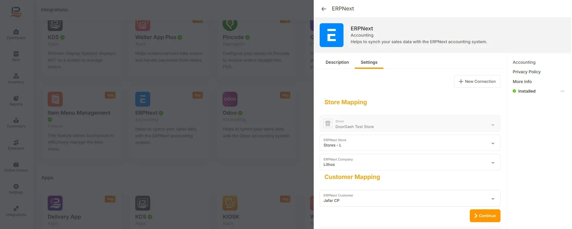 store mapping