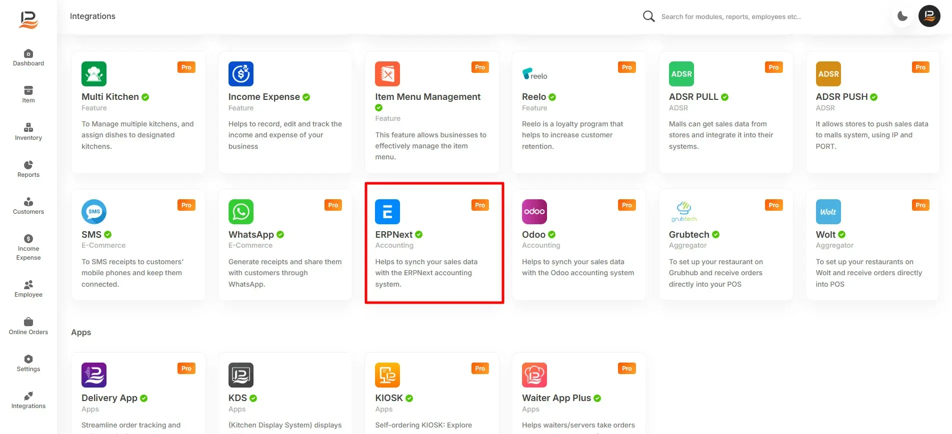 ERPNext install
