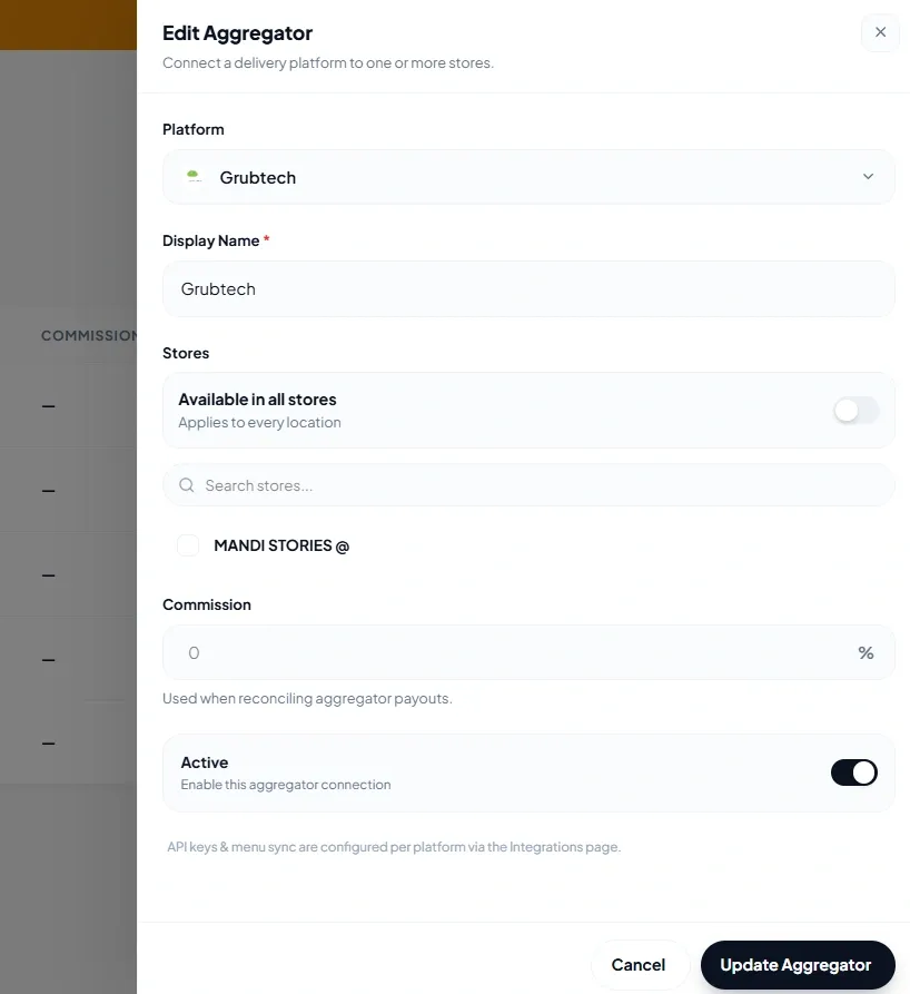 add aggregator