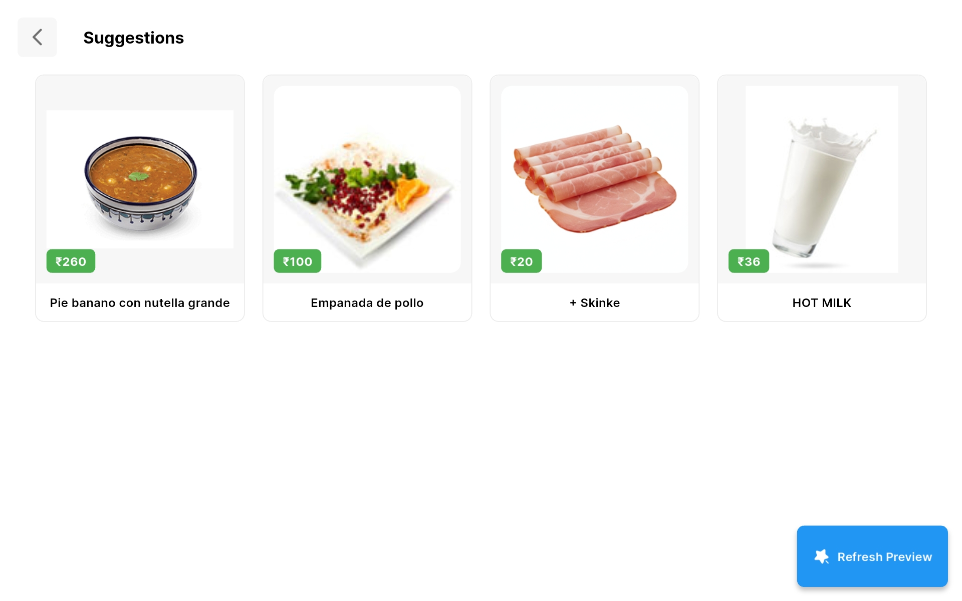 refresh preview