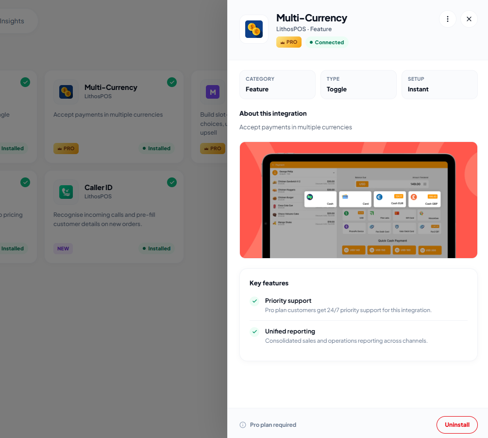 currency card form