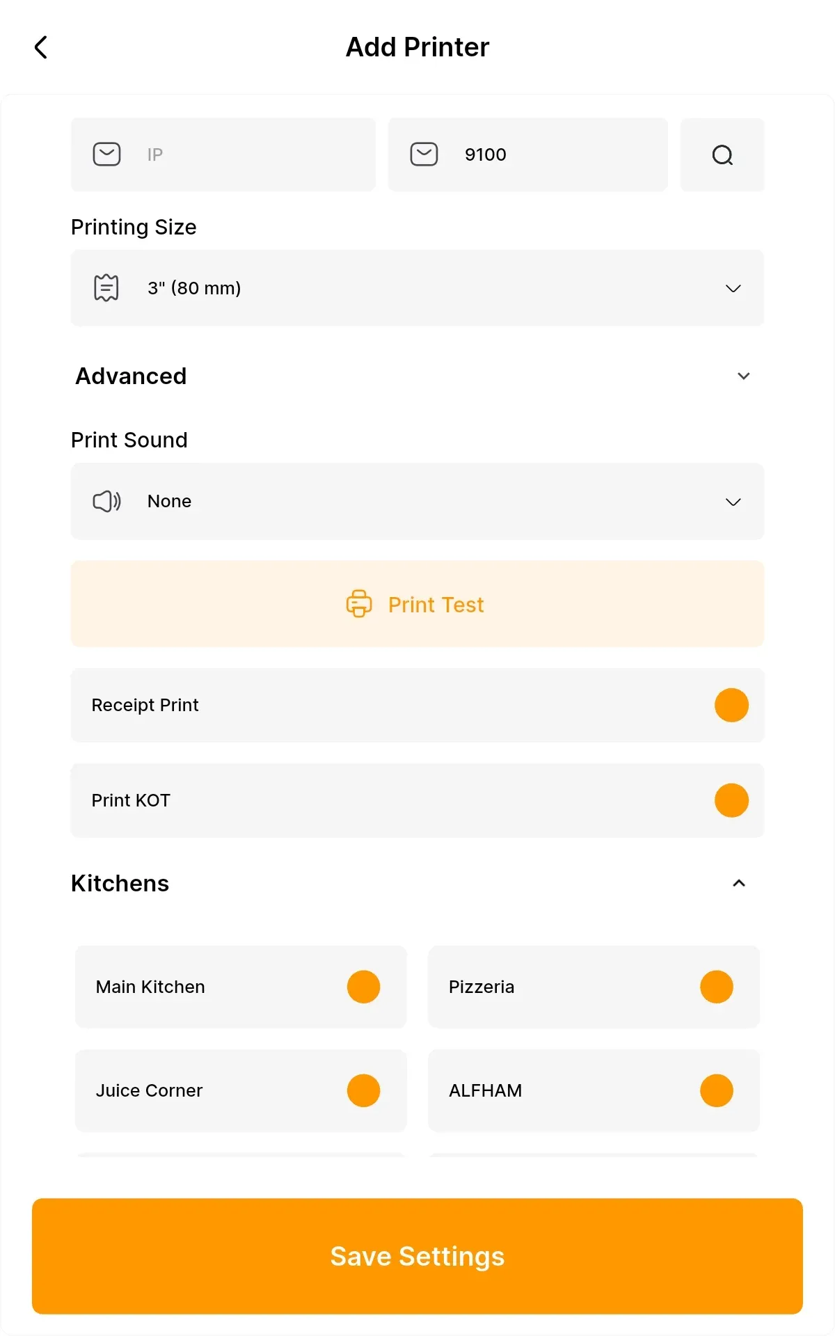 multi kitchen setup