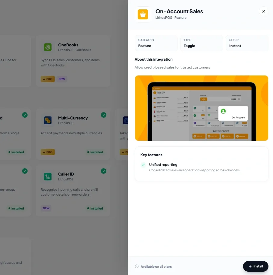 account sale form