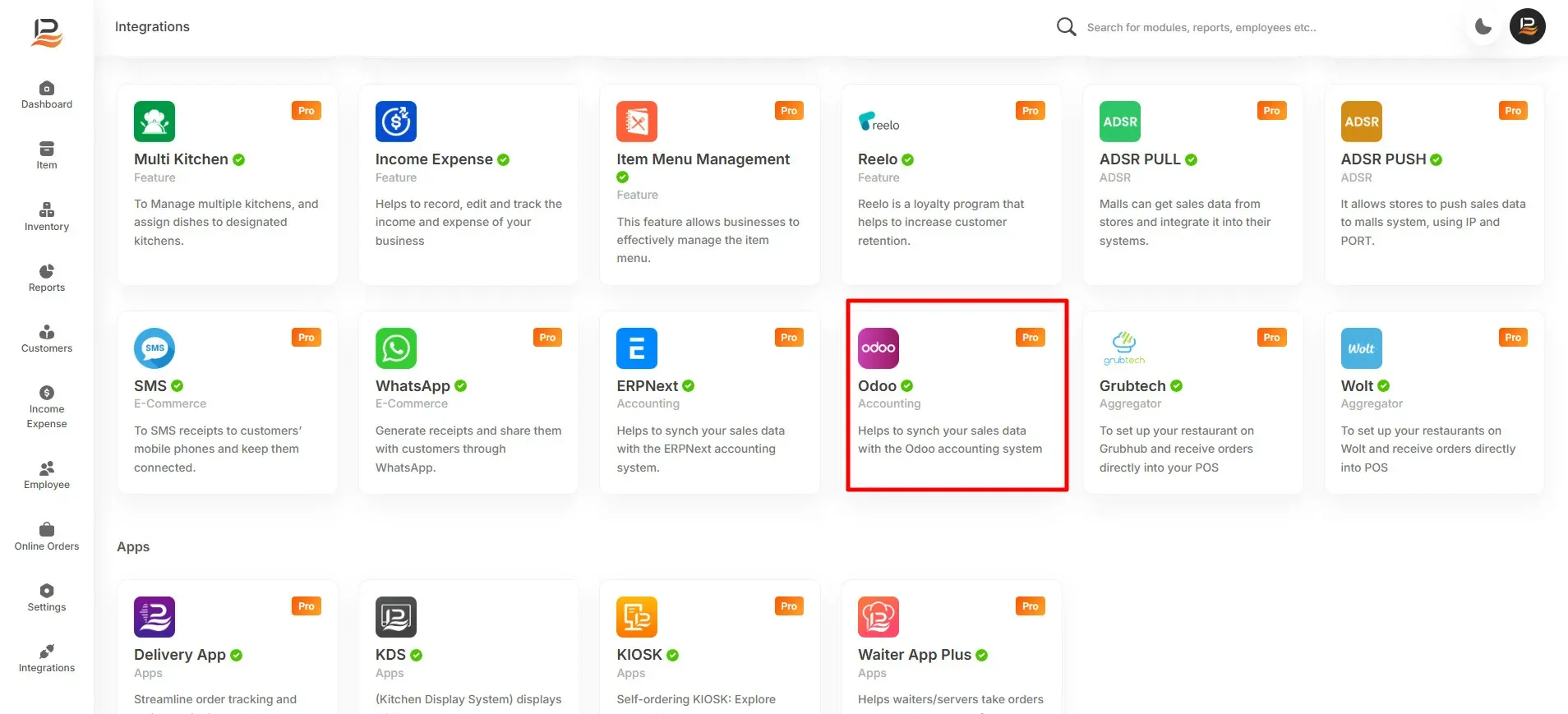 Odoo install