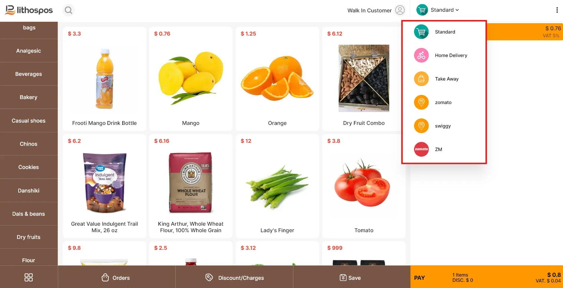 view order types