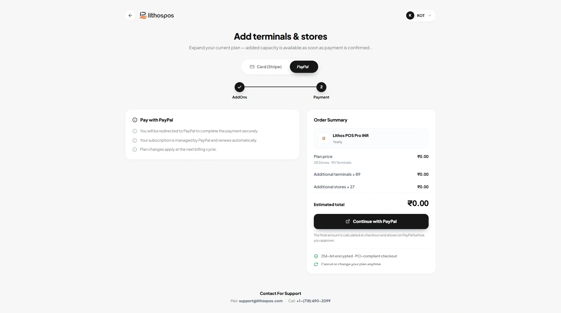 billing payment