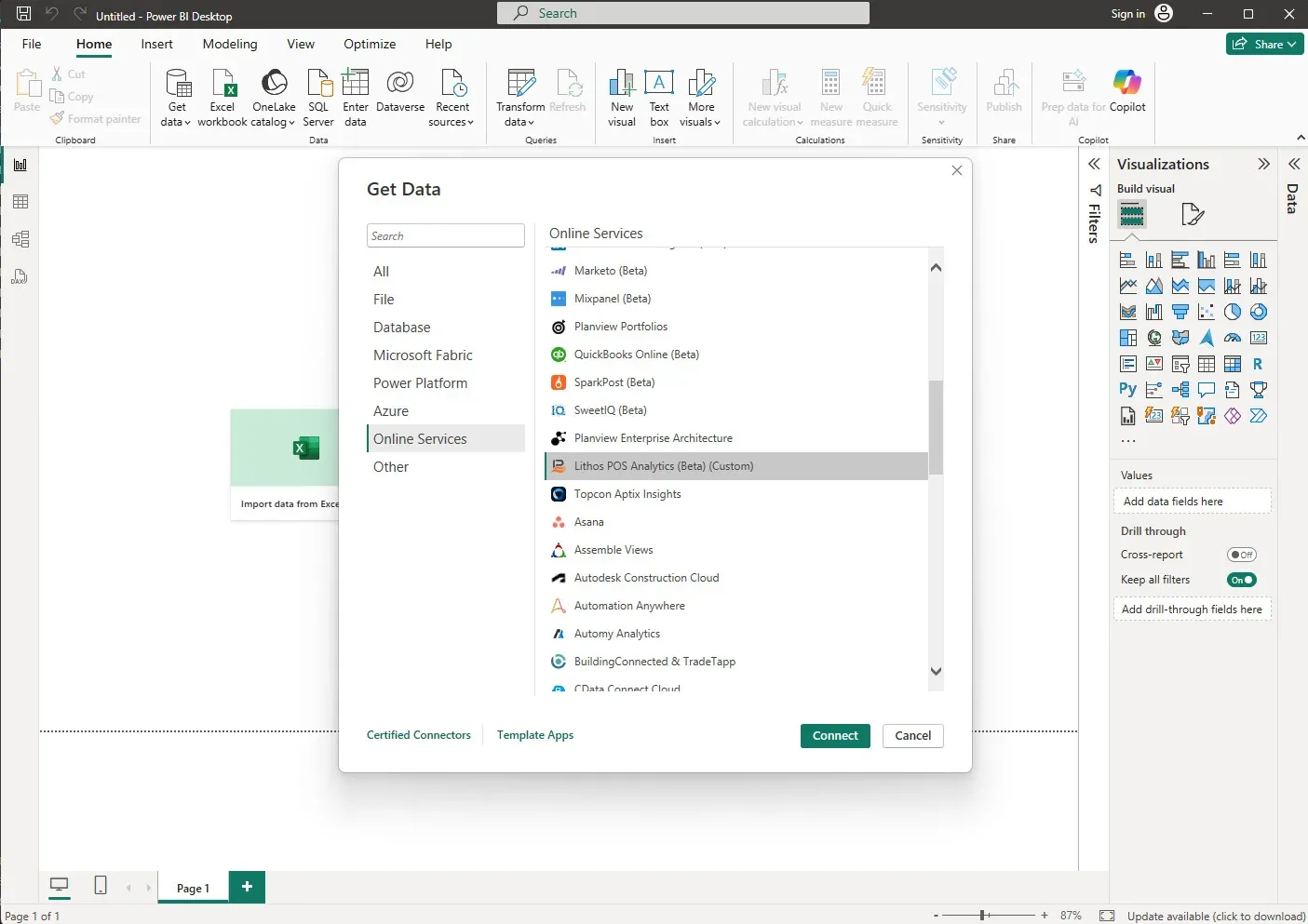 connect to power bi