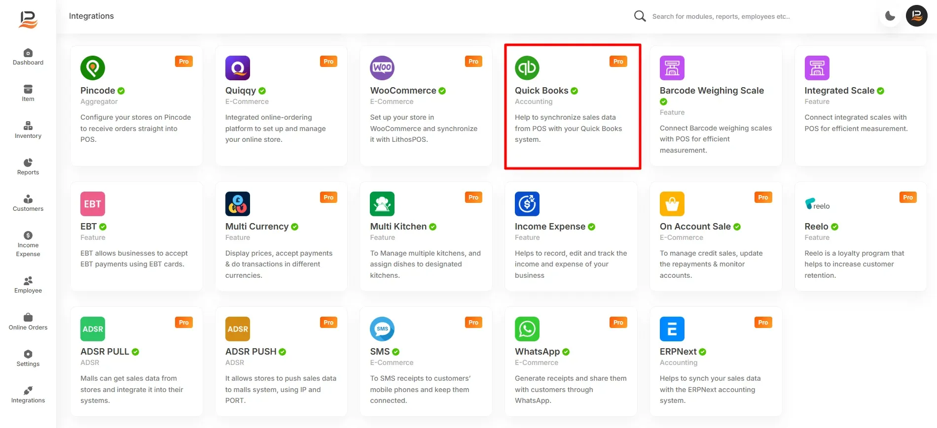 quickbook install