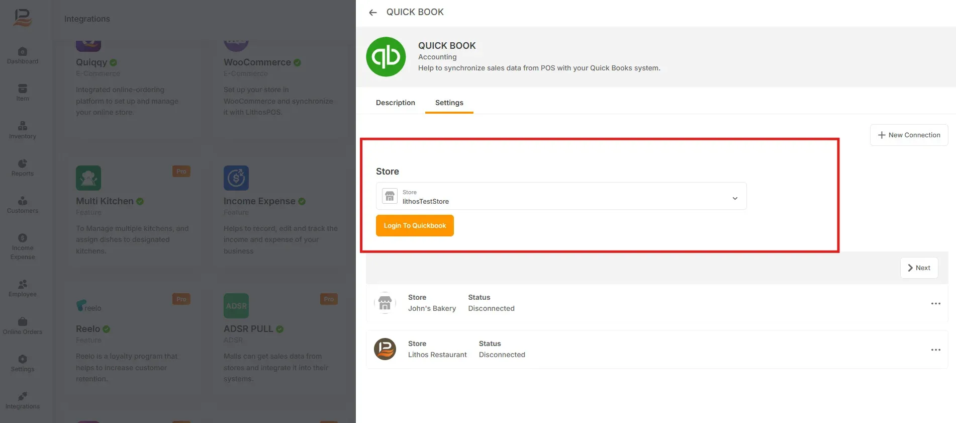 quickbook details