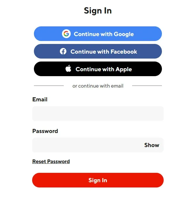login