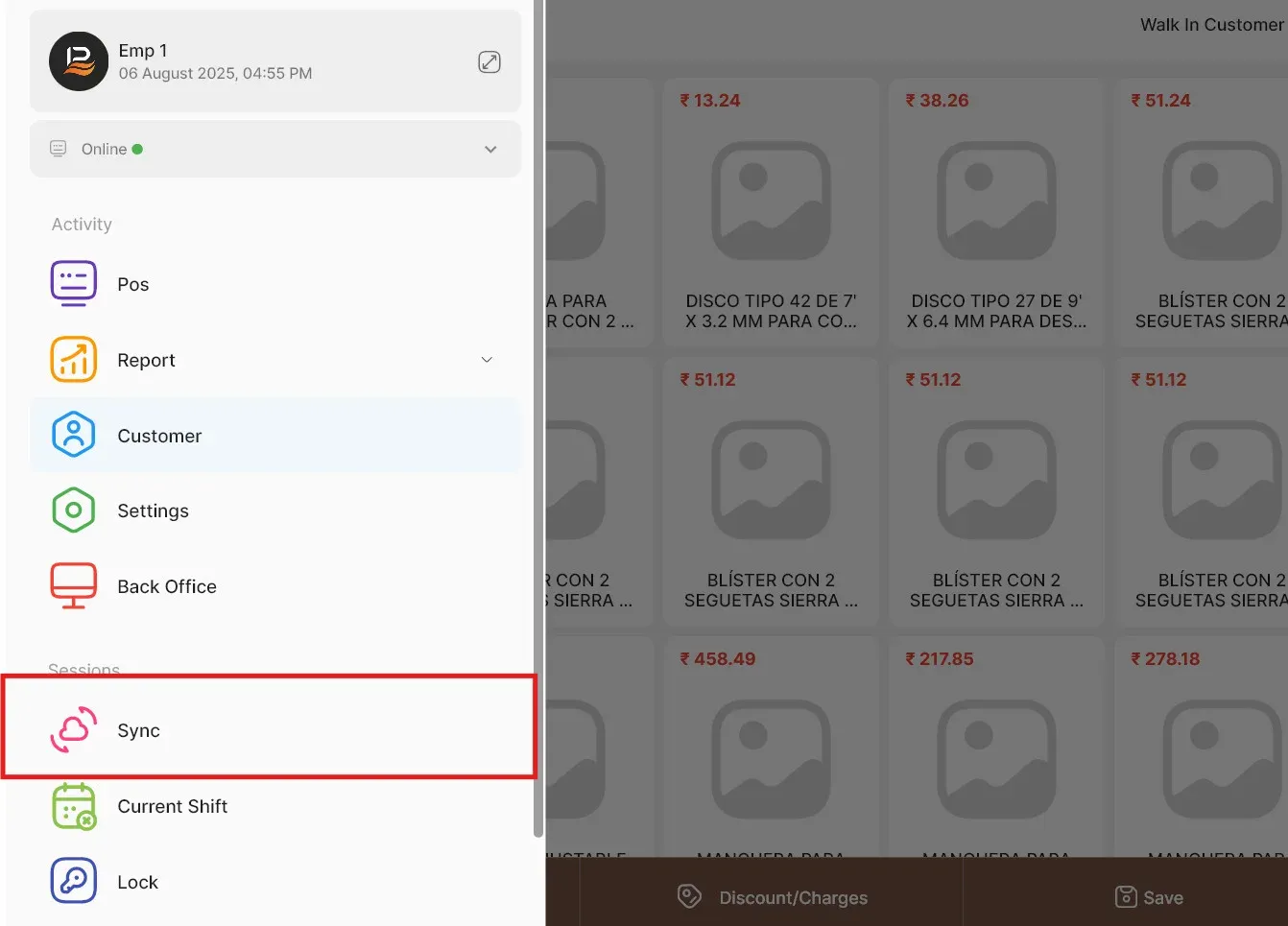 sync customer