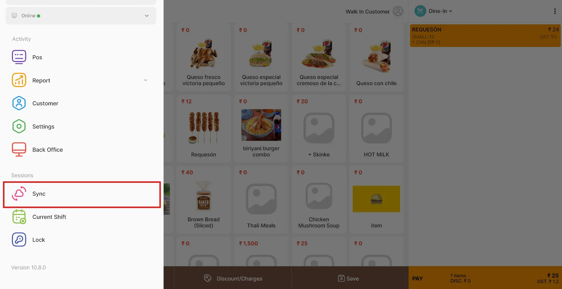sync pos