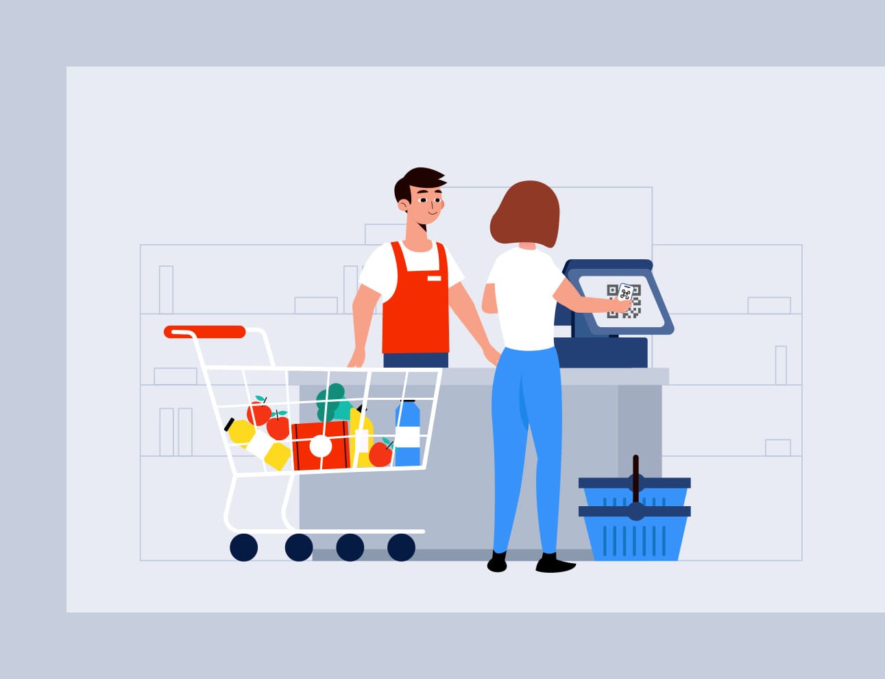 Customer Scan the QR Code