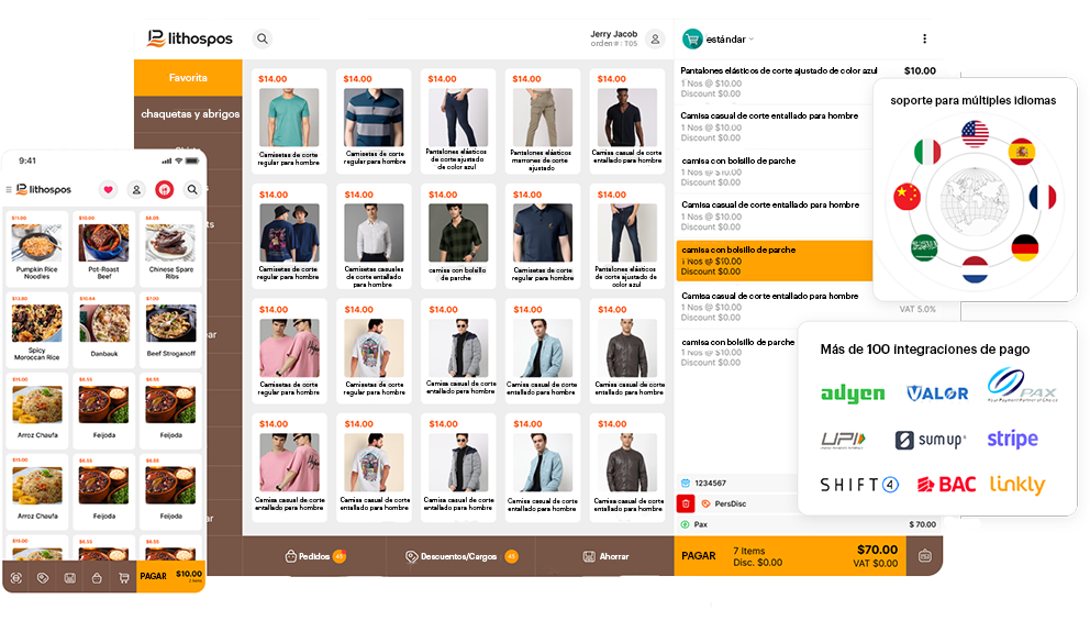 pantallas lithos pos