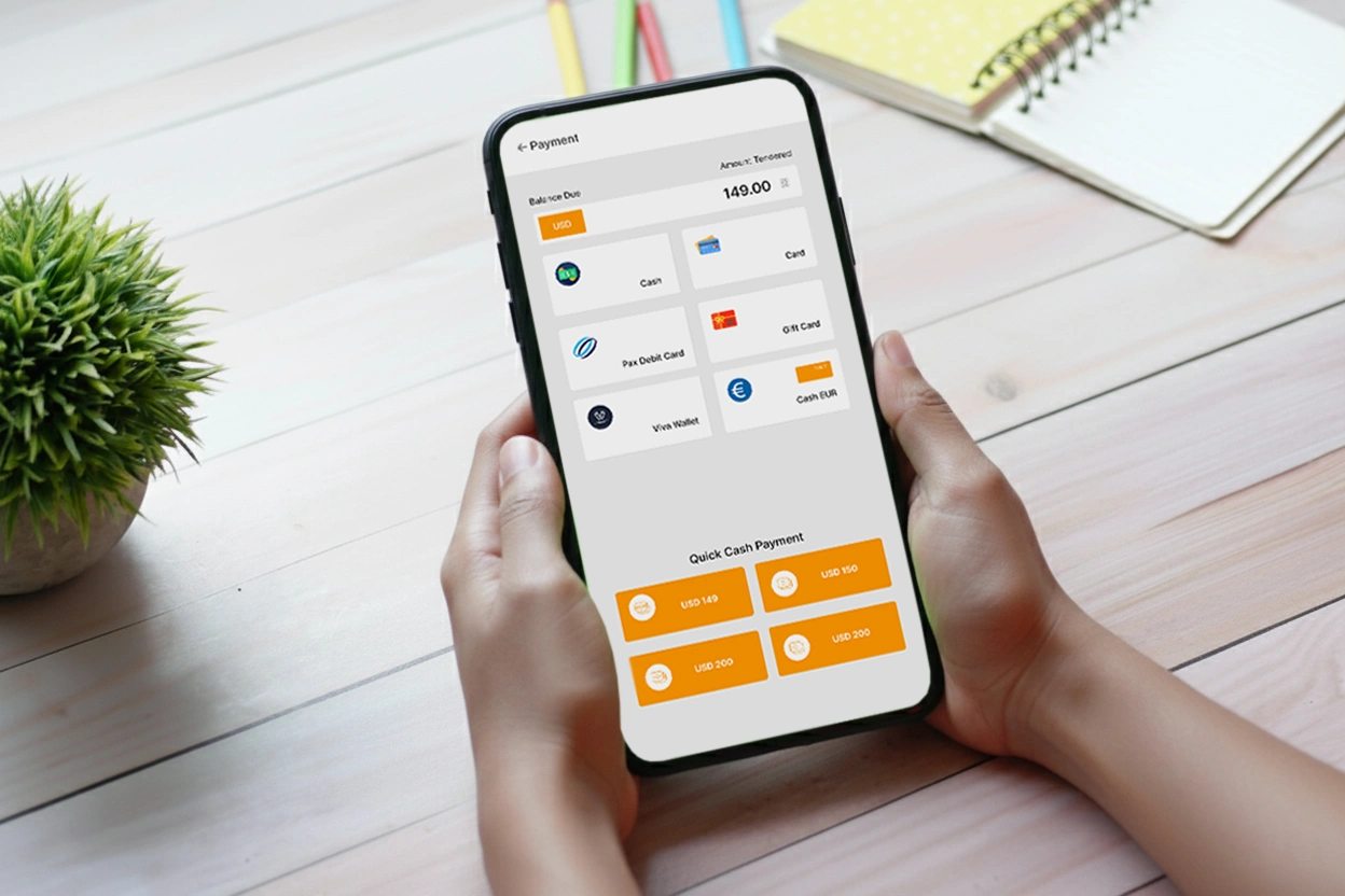 android pos dashboard